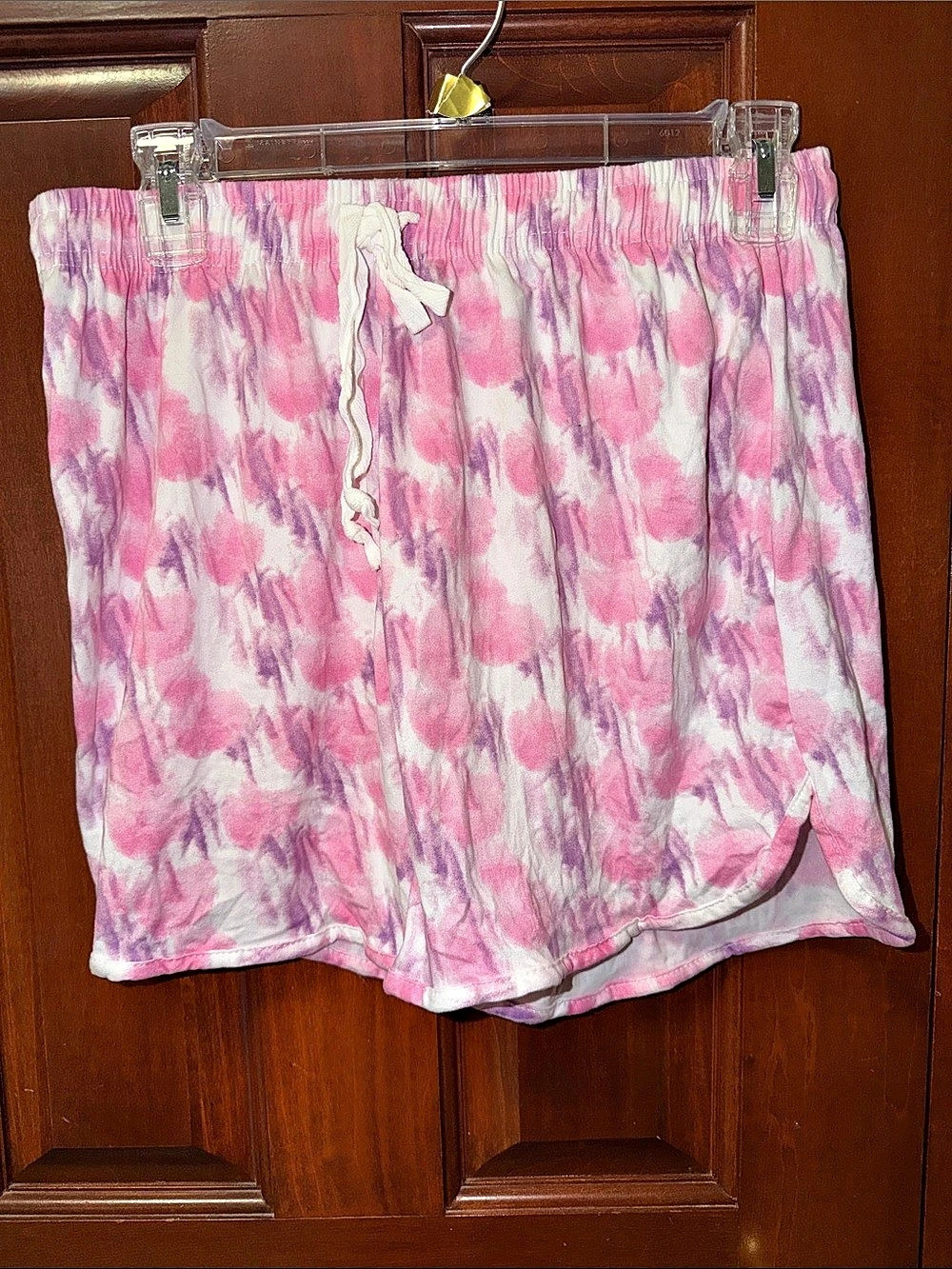 Hello Mello Lounge Shorts in Pink & White Like New. Comes with a little dress s